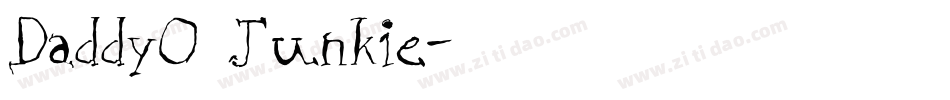 DaddyO Junkie字体转换